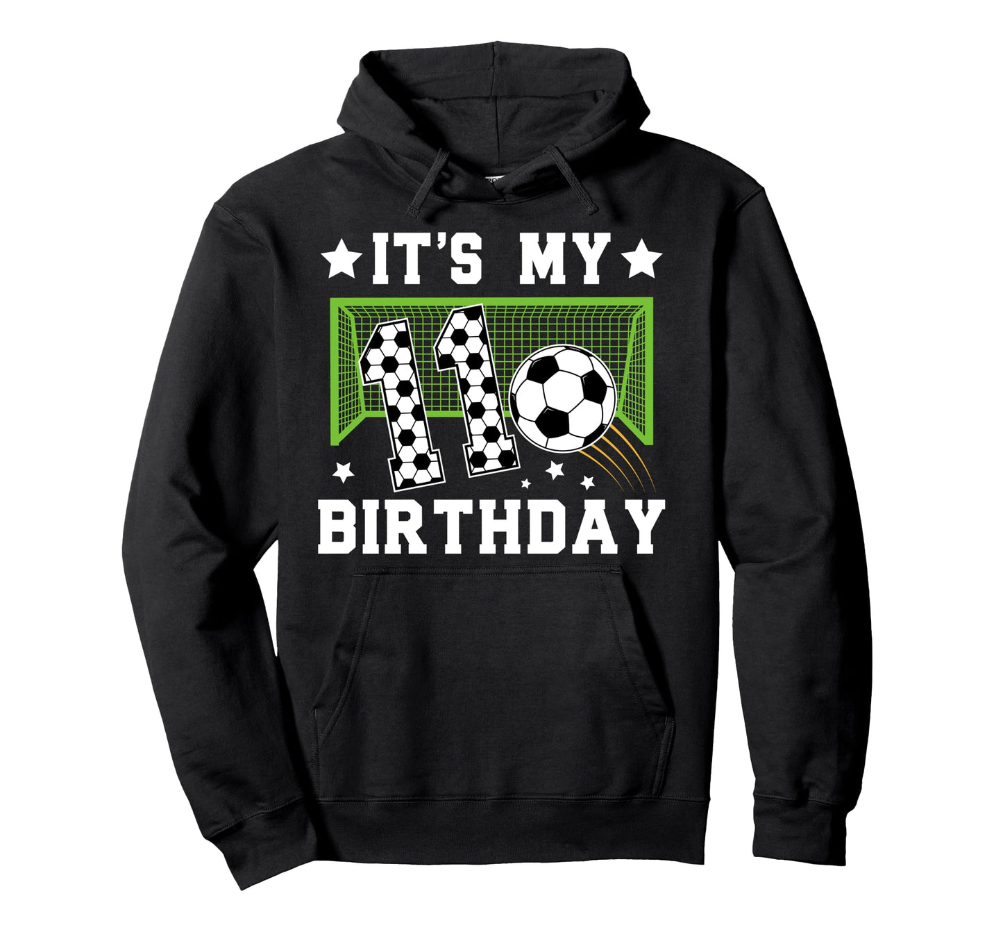 11Th Birthday Soccer 11 Year Old Hoodie - Fun Novelty Design Men Women - T-Shirt, Sweatshirt, Hoodie