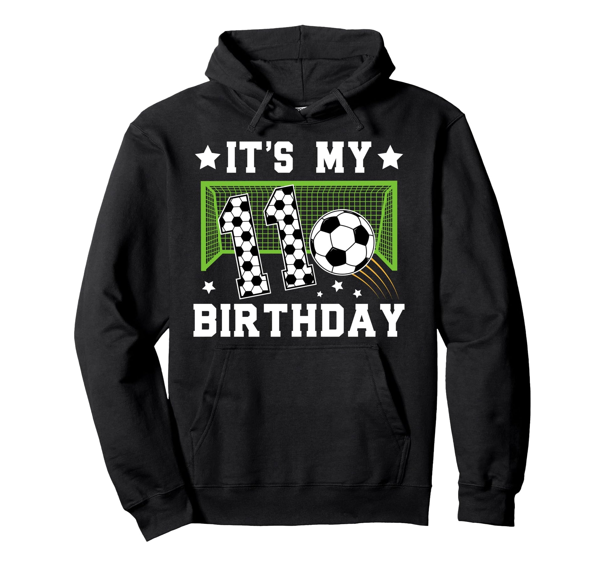 11Th Birthday Soccer 11 Year Old Hoodie - Fun Novelty Design Men Women - T-Shirt, Sweatshirt, Hoodie