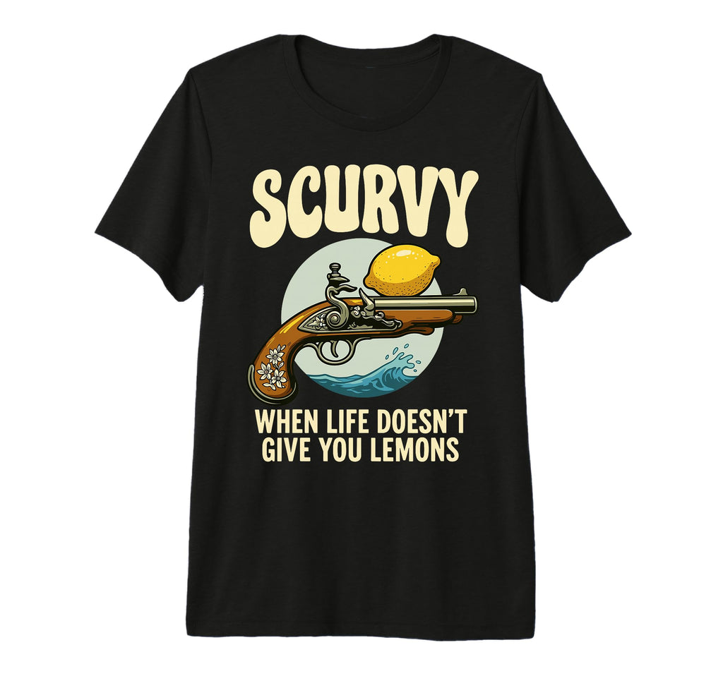 Scurvy When Life Doesnt Give You T-Shirt - Custom Art Print for Adults - T-Shirt, Sweatshirt, Hoodie