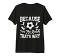 Soccer Coach Funny Because Im Coach T-Shirt - Minimalist Print for Adults - T-Shirt, Sweatshirt, Hoodie