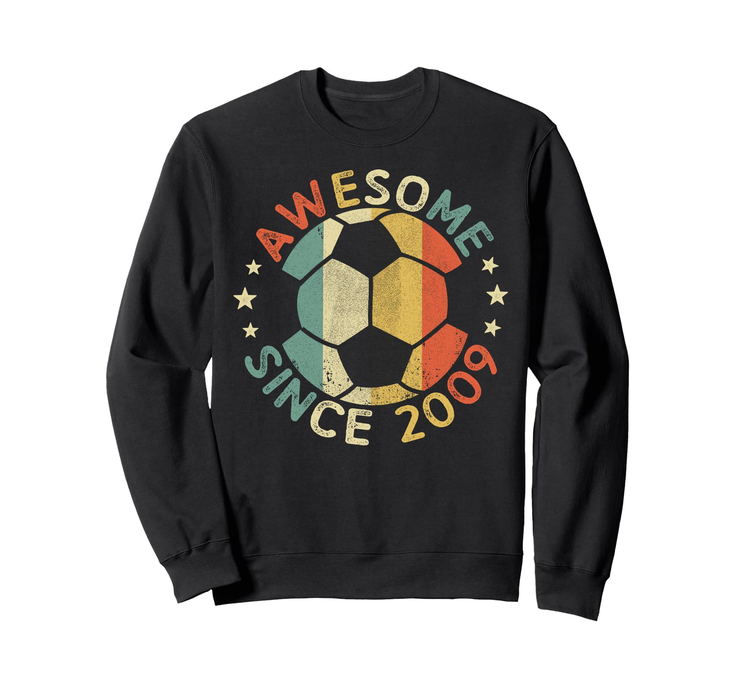 Awesome Since 2009 17Th Birthday Sweatshirt - Custom Art Print Men Women - T-Shirt, Sweatshirt, Hoodie