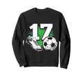17Th Birthday Soccer Player Sweatshirt - Trendy Graphic for Adults - T-Shirt, Sweatshirt, Hoodie