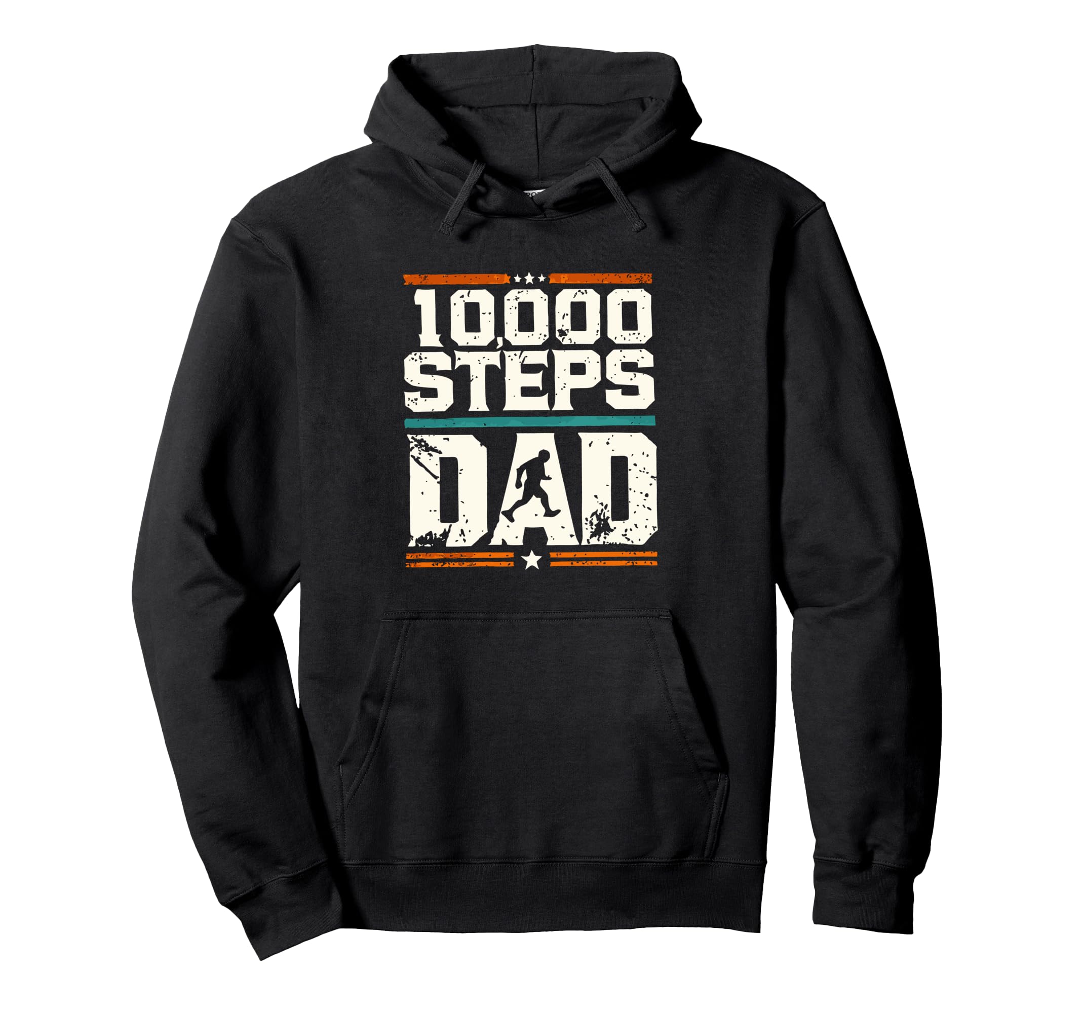 10000 Steps Dad Hiking Enthusiast Hoodie - Minimalist Print Men Women - T-Shirt, Sweatshirt, Hoodie