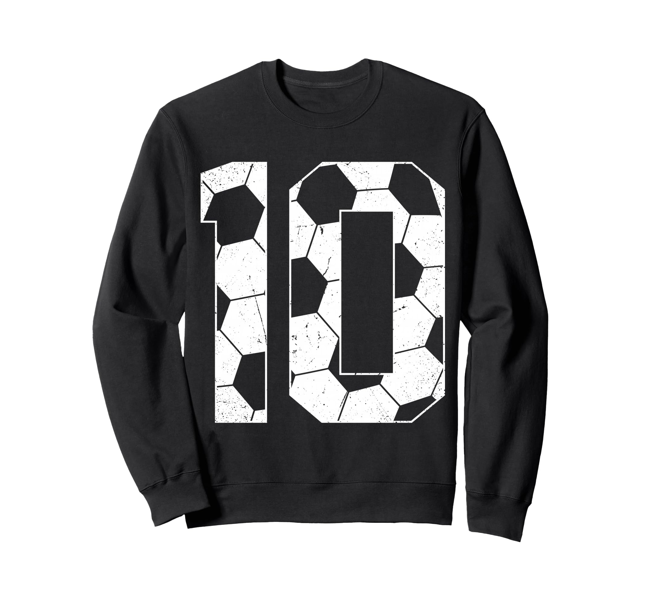10Th Birthday Soccer Player Sweatshirt - Aesthetic Graphic for Adults - T-Shirt, Sweatshirt, Hoodie