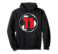 11Th Birthday 11 Years Soccer Football Hoodie - Minimalist Print Men Women - T-Shirt, Sweatshirt, Hoodie
