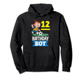 12Th Birthday 12 Years Soccer Hoodie - Streetwear Style for Adults - T-Shirt, Sweatshirt, Hoodie