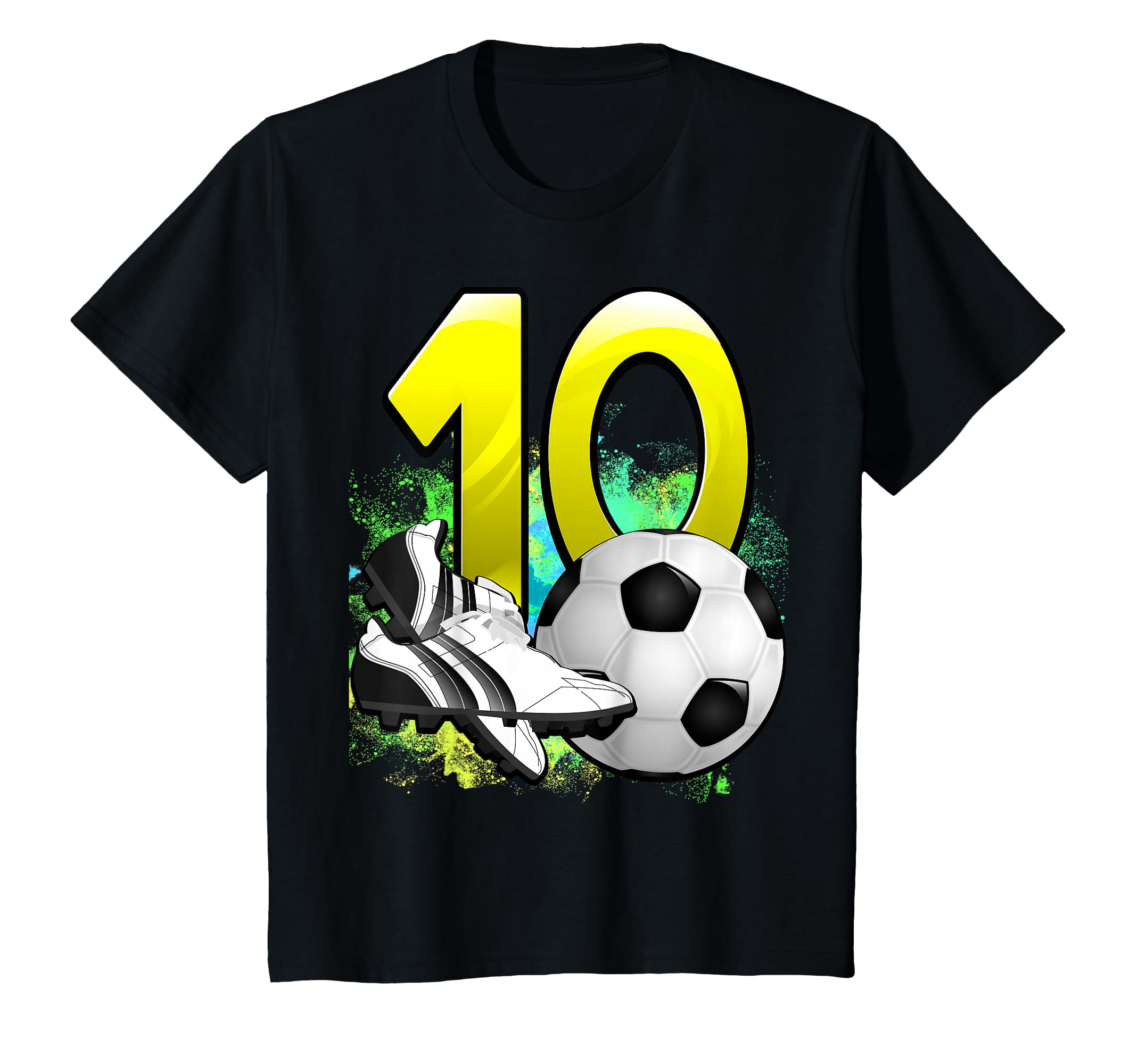 10Th Birthday 10 Years Soccer T-Shirt - Fun Novelty Design Men Women - T-Shirt, Sweatshirt, Hoodie