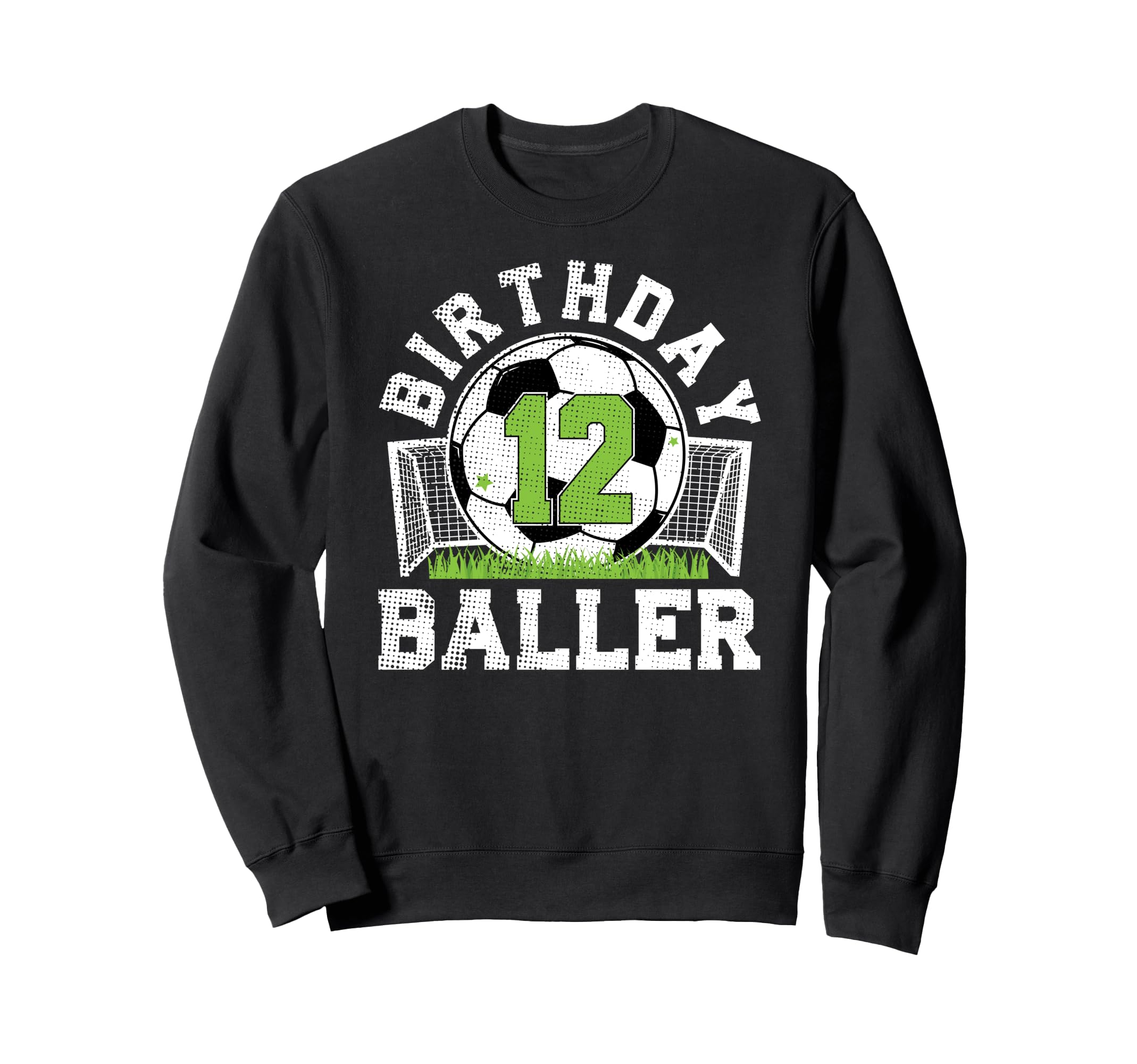12Th Birthday Soccer 12 Year Old Soccer Sweatshirt - Graphic Print Unisex - T-Shirt, Sweatshirt, Hoodie
