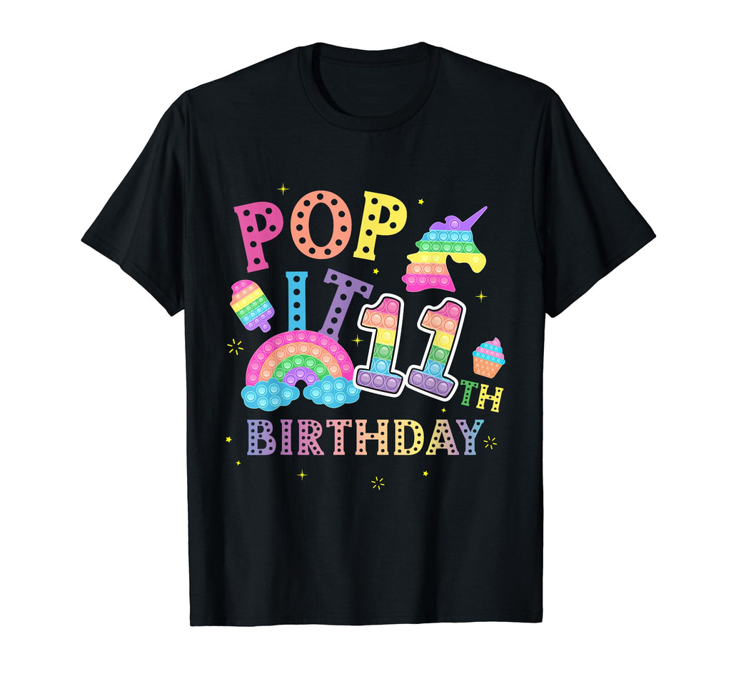 11Th Birthday Pop 11 Year Popping Party Pop T-Shirt - Graphic Print Unisex - T-Shirt, Sweatshirt, Hoodie