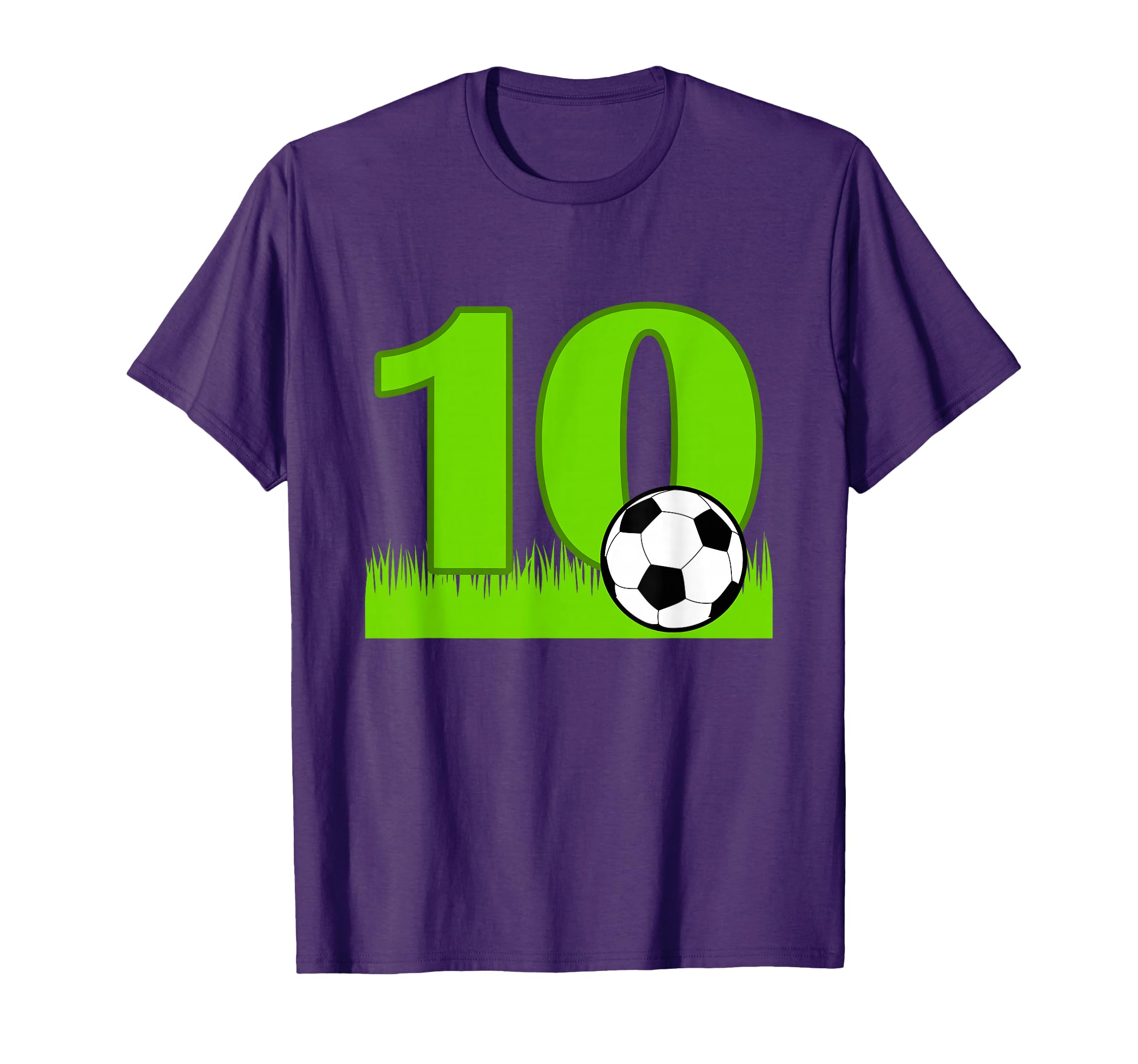 10Th Birthday Soccer 10 Years Old T-Shirt - Graphic Print for Adults - T-Shirt, Sweatshirt, Hoodie