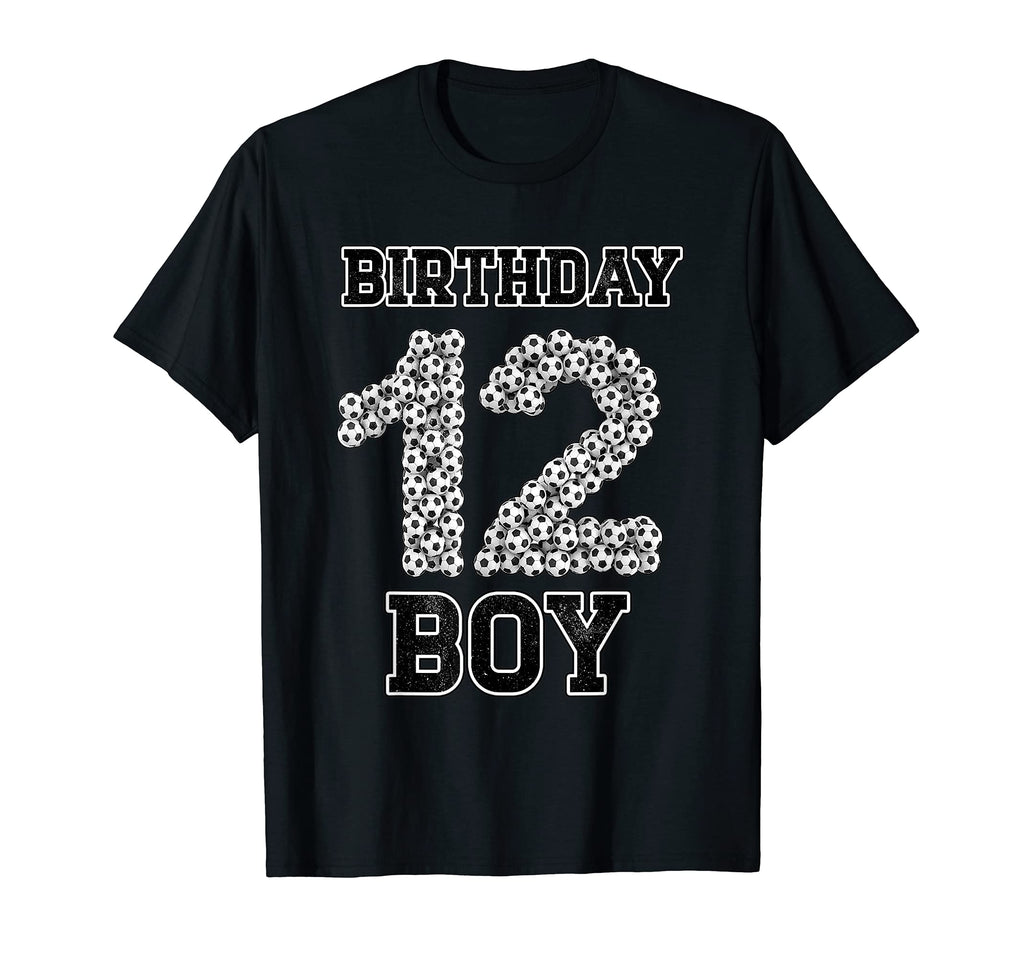 12Th Birthday Soccer Player Seven T-Shirt - Aesthetic Graphic for Adults - T-Shirt, Sweatshirt, Hoodie