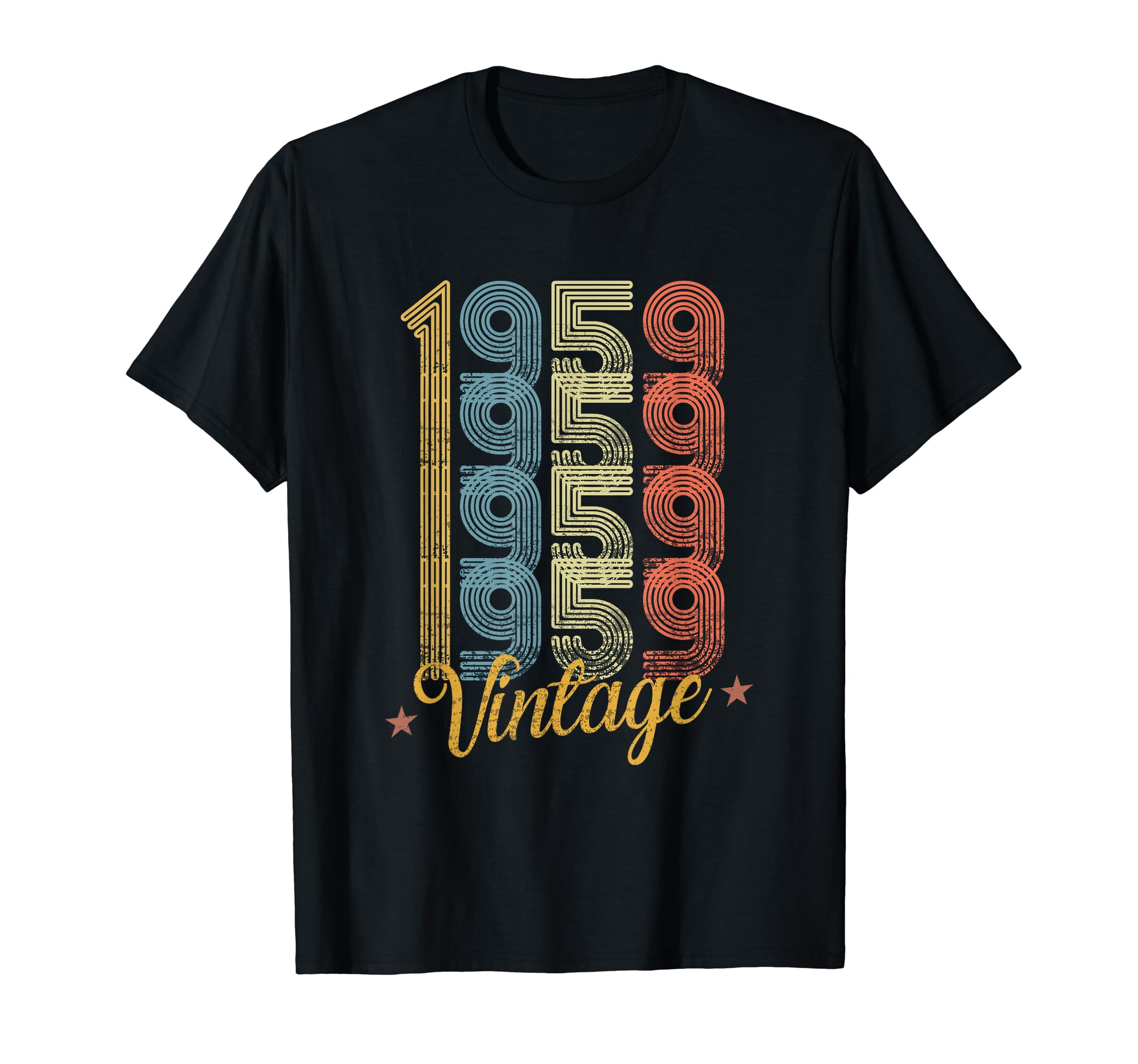1959 Pop Throwback 60Th Birthday Gift T-Shirt - Custom Art Print Men Women - T-Shirt, Sweatshirt, Hoodie