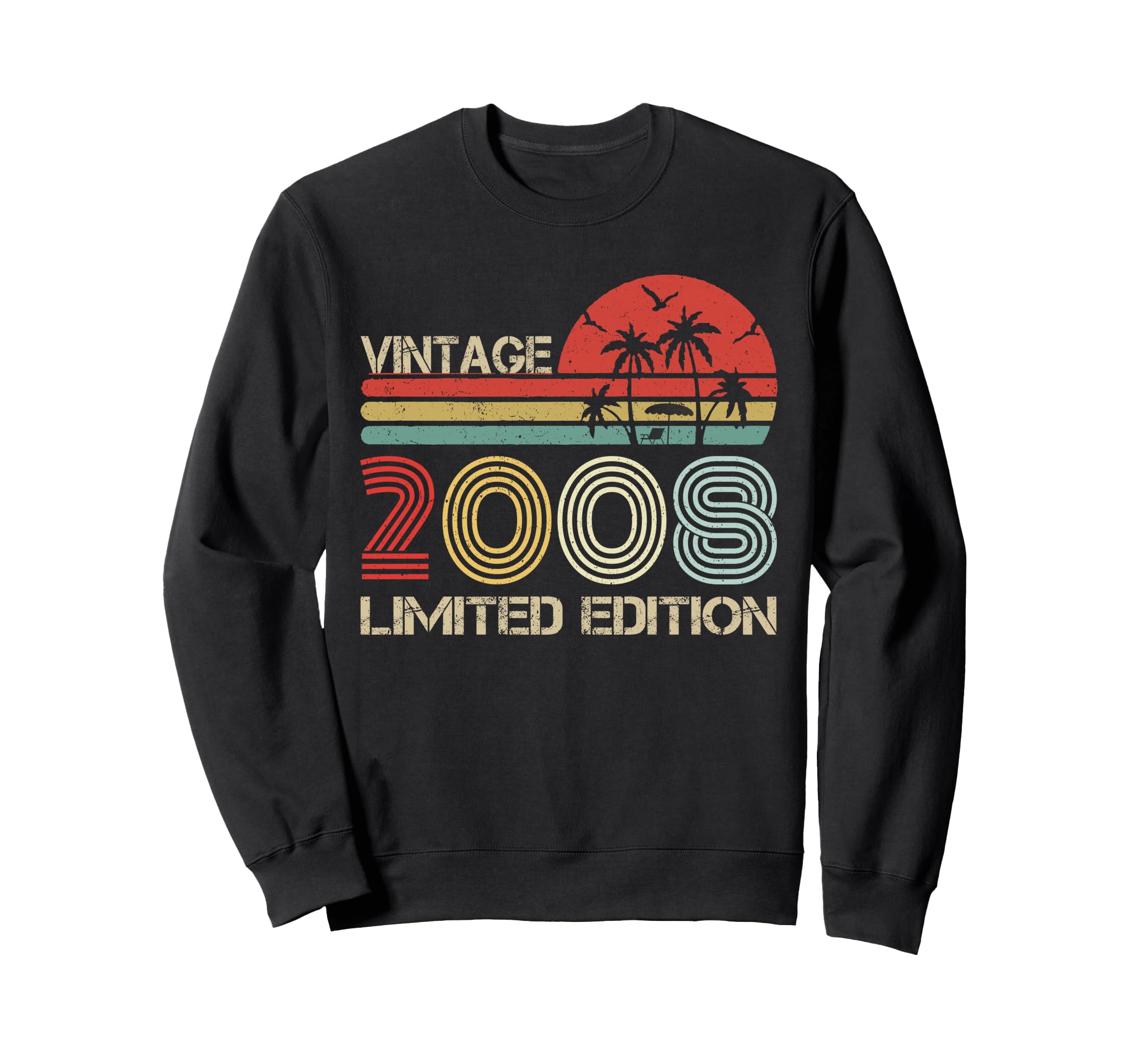 2008 Year Birthday Sweatshirt - Graphic Print for Adults - T-Shirt, Sweatshirt, Hoodie