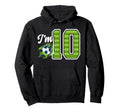 10Th Soccer Birthday Party Ten Year Old Hoodie - Novelty Apparel Men Women - T-Shirt, Sweatshirt, Hoodie