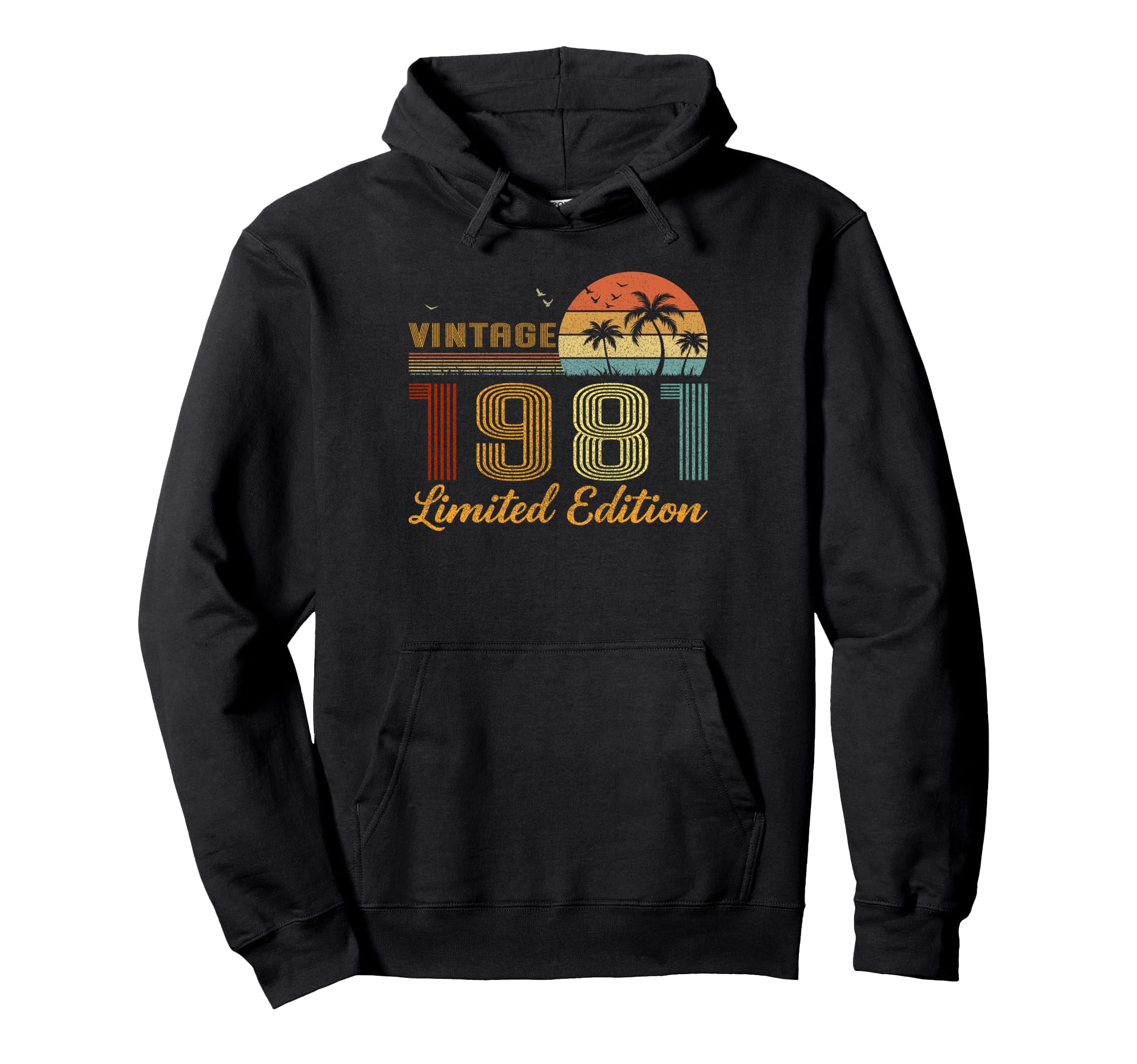 1981 1981 Birthday Hoodie - Aesthetic Graphic Men Women - T-Shirt, Sweatshirt, Hoodie