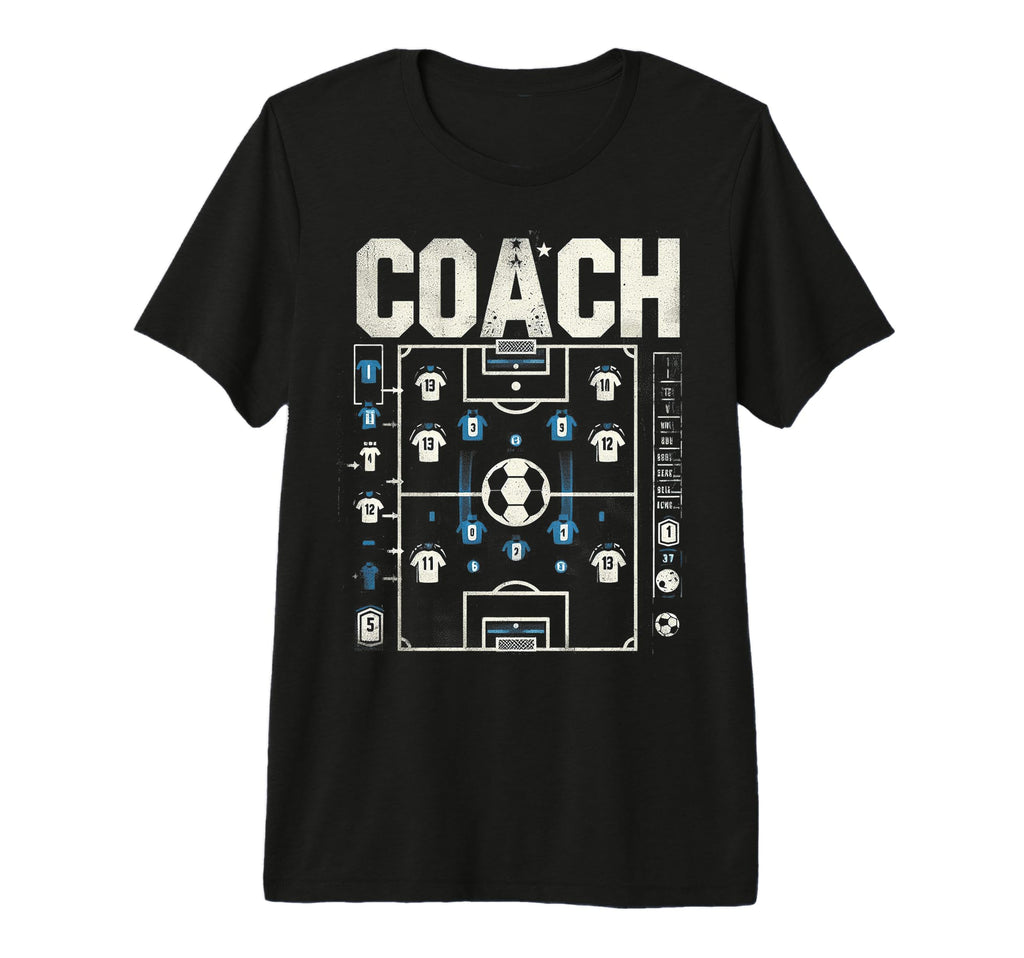 Soccer Coach Training Coaching Football T-Shirt - Trendy Graphic Men Women - T-Shirt, Sweatshirt, Hoodie