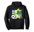 15Th Soccer Birthday Party 15 Year Hoodie - Streetwear Style for Adults - T-Shirt, Sweatshirt, Hoodie
