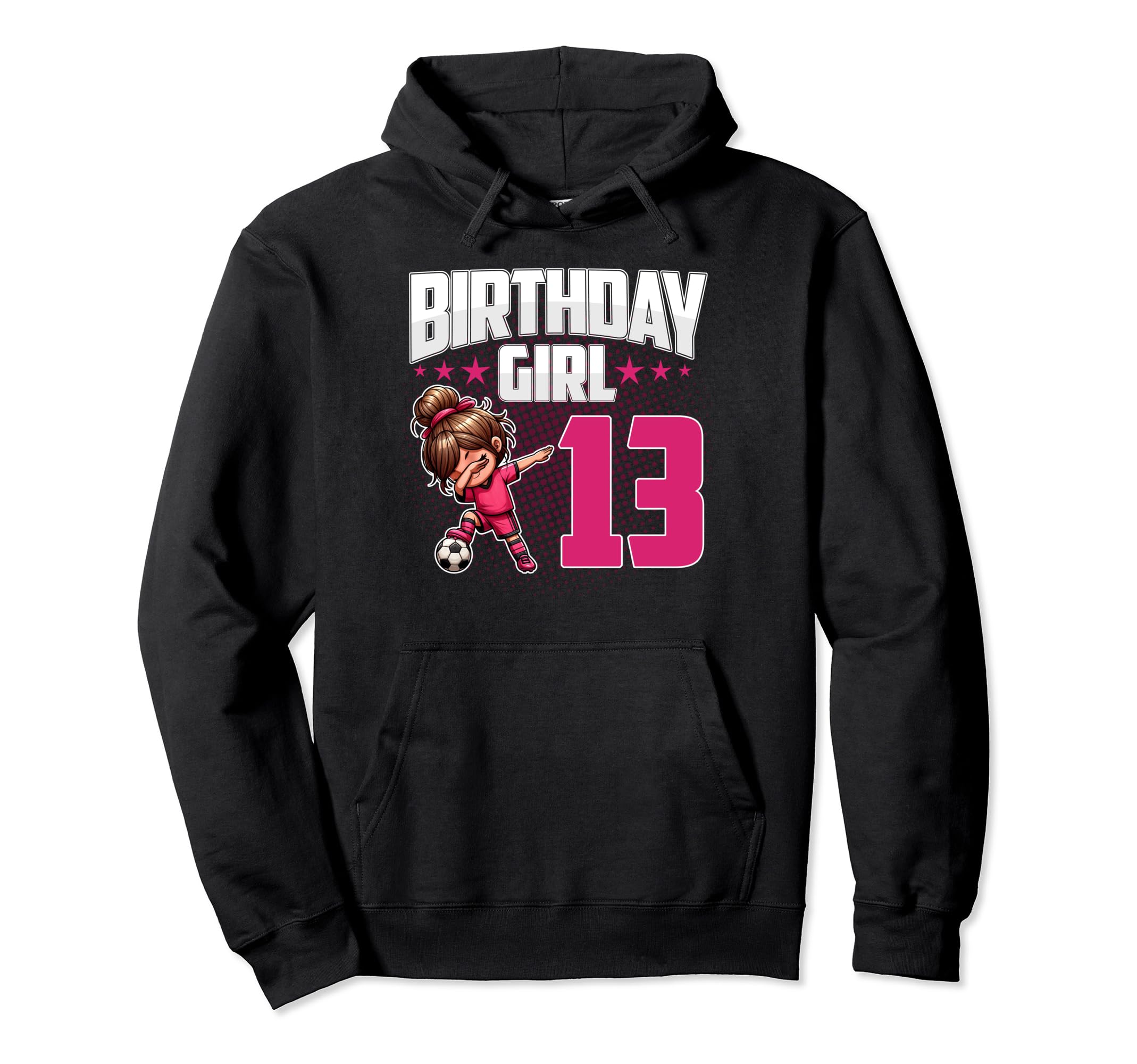 13Th Birthday Soccer Dabbing 13 Years Hoodie - Unique Graphic for Adults - T-Shirt, Sweatshirt, Hoodie