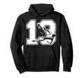 13 Soccer Birthday Gift Soccer Fan Hoodie - Unique Graphic Men Women - T-Shirt, Sweatshirt, Hoodie