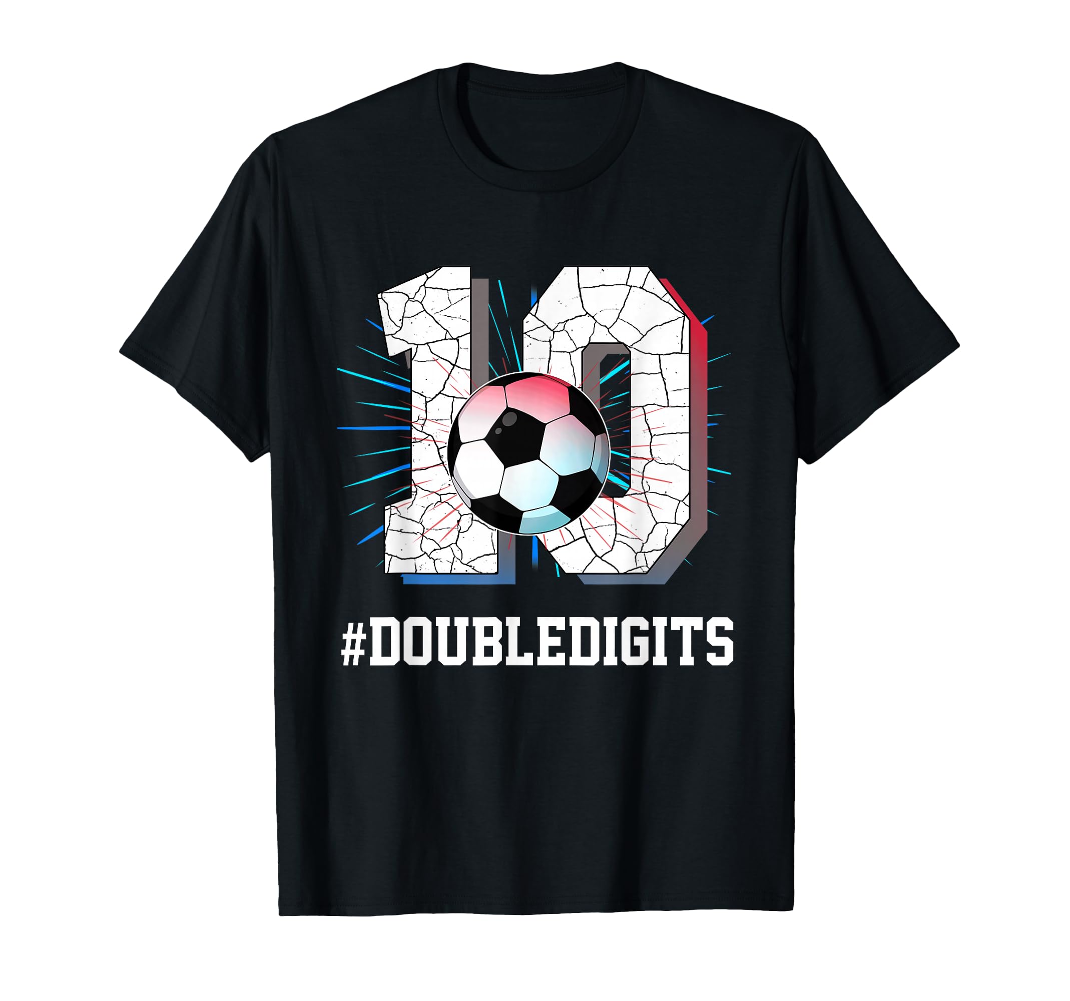 10 Years Old 10 Double Digits Birthday T-Shirt - Aesthetic Graphic Unisex - T-Shirt, Sweatshirt, Hoodie