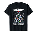 Merry Funny Soccer Tree Player Coach T-Shirt - Custom Art Print for Adults - T-Shirt, Sweatshirt, Hoodie