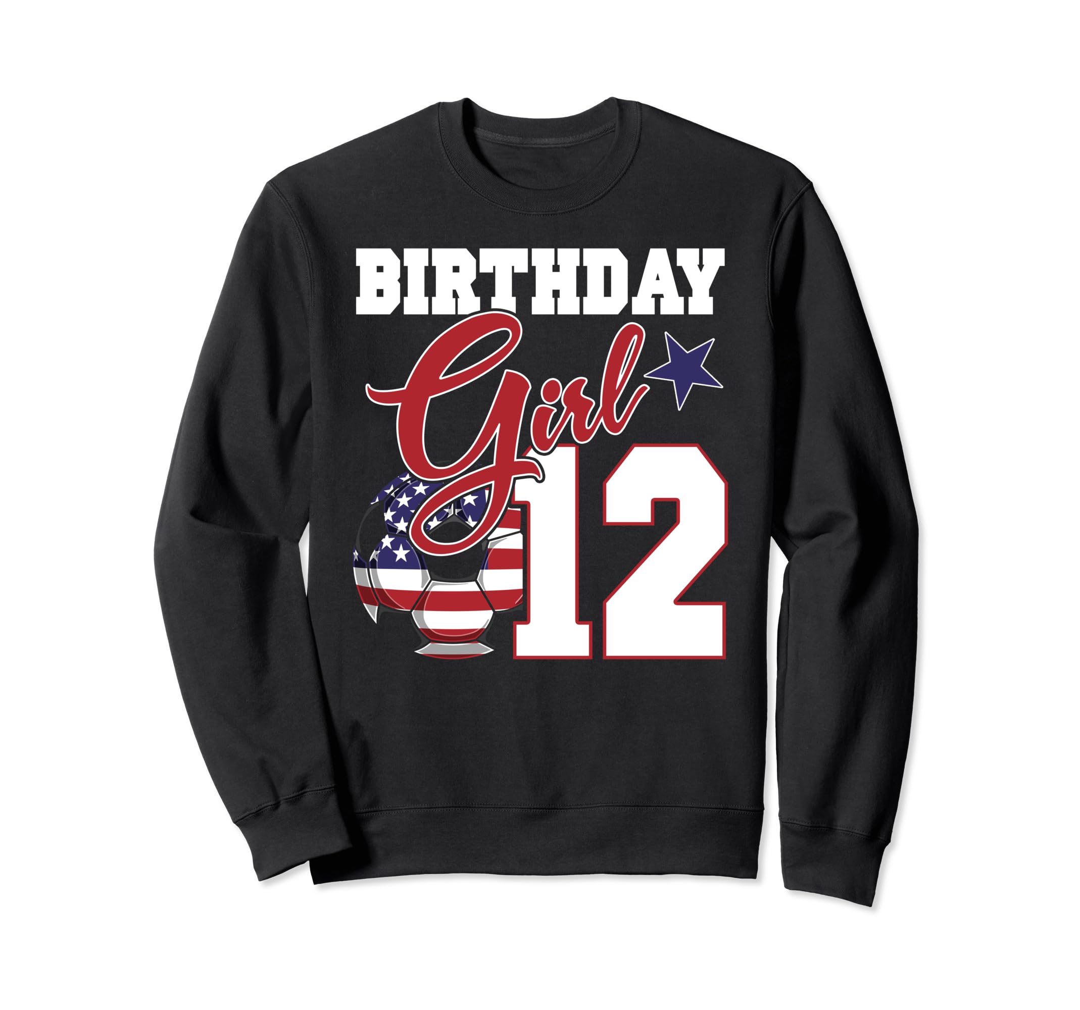 12Th Birthday Party American Flag Sweatshirt - Streetwear Style Men Women - T-Shirt, Sweatshirt, Hoodie