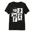 10Th Birthday Soccer Player Football 10 T-Shirt - Aesthetic Graphic Unisex - T-Shirt, Sweatshirt, Hoodie