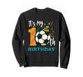 10Th Birthday Soccer Birthday Party Sweatshirt - Graphic Print Men Women - T-Shirt, Sweatshirt, Hoodie