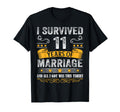 11Th Wedding Anniversary Couples T-Shirt - Aesthetic Graphic Men Women - T-Shirt, Sweatshirt, Hoodie