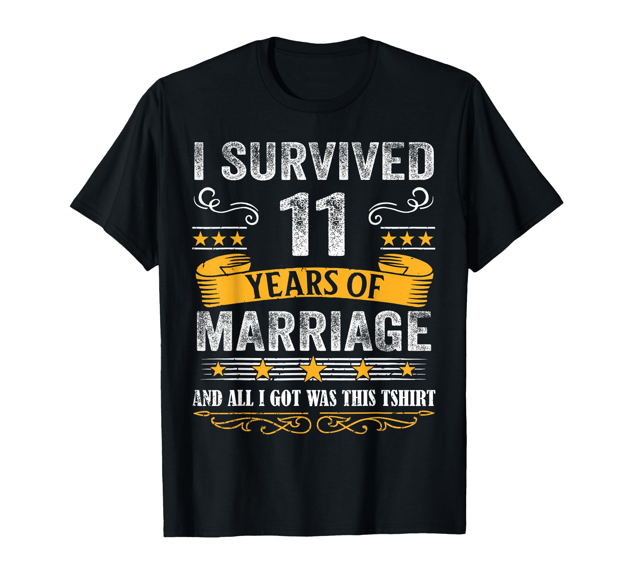 11Th Wedding Anniversary Couples T-Shirt - Aesthetic Graphic Men Women - T-Shirt, Sweatshirt, Hoodie