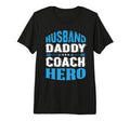 Husband Daddy Coach Hero Trainer T-Shirt - Minimalist Print for Adults - T-Shirt, Sweatshirt, Hoodie