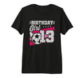 13 Year Old Soccer Birthday 13Th T-Shirt - Custom Art Print for Adults - T-Shirt, Sweatshirt, Hoodie