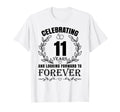 11Th Wedding Anniversary Couples T-Shirt - Minimalist Print Men Women - T-Shirt, Sweatshirt, Hoodie