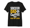 Soccer Dad Coffee Lover Tri Blend T-Shirt - Aesthetic Graphic Unisex - T-Shirt, Sweatshirt, Hoodie