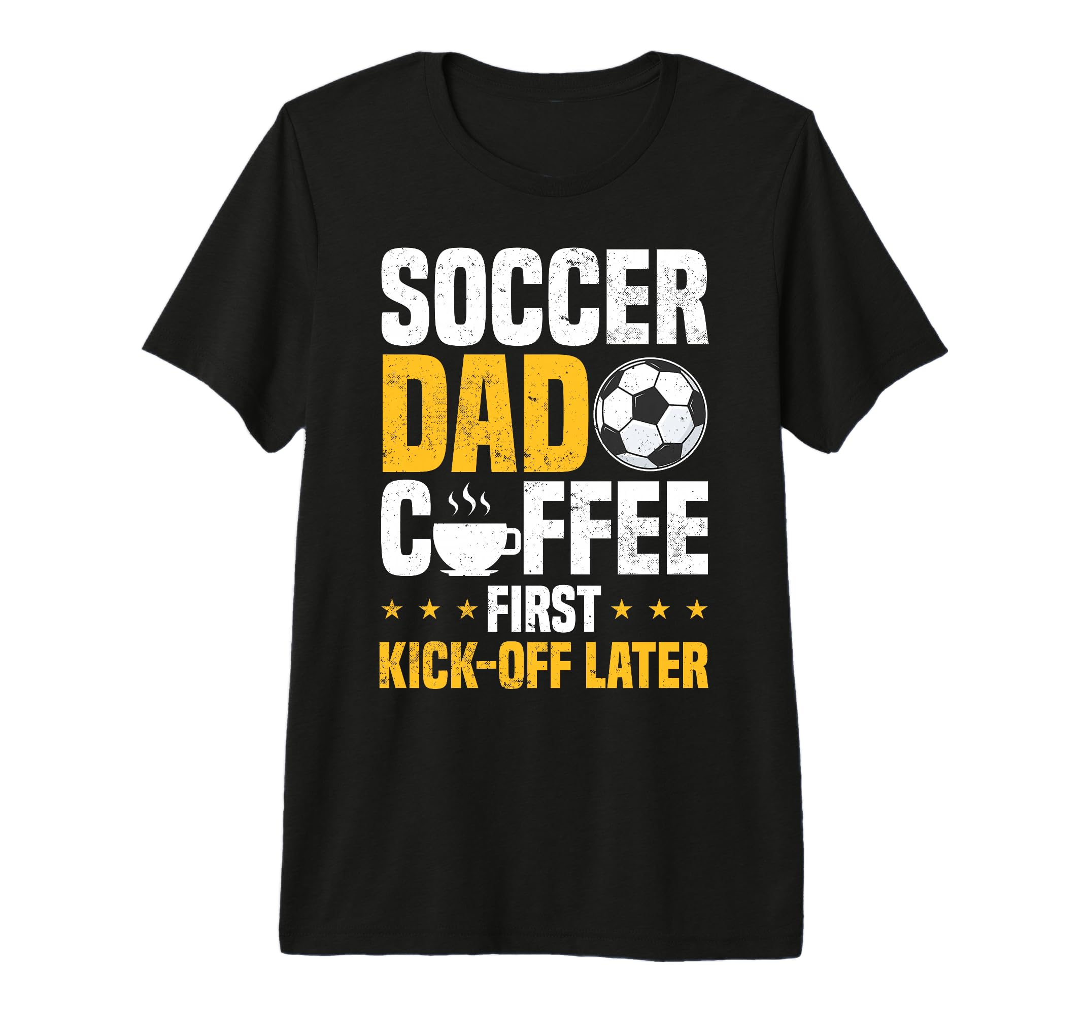 Soccer Dad Coffee Lover Tri Blend T-Shirt - Aesthetic Graphic Unisex - T-Shirt, Sweatshirt, Hoodie