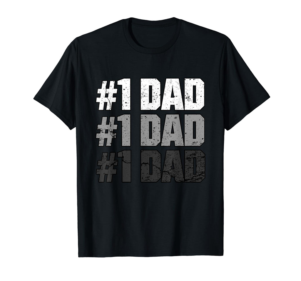 1 Dad Best Dad Ever Dad T-Shirt - Aesthetic Graphic for Adults - T-Shirt, Sweatshirt, Hoodie