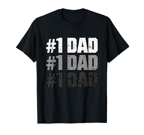 1 Dad Best Dad Ever Dad T-Shirt - Aesthetic Graphic for Adults - T-Shirt, Sweatshirt, Hoodie