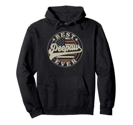 Best Peepaw Ever American Us Flag Hoodie - Casual Everyday Wear for Adults - T-Shirt, Sweatshirt, Hoodie