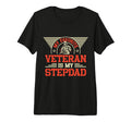 My Favorite Veteran Is My Stepdad T-Shirt - Novelty Apparel for Adults - T-Shirt, Sweatshirt, Hoodie