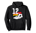 12 Soccer Birthday Gift Soccer Fan Hoodie - Aesthetic Graphic Unisex - T-Shirt, Sweatshirt, Hoodie
