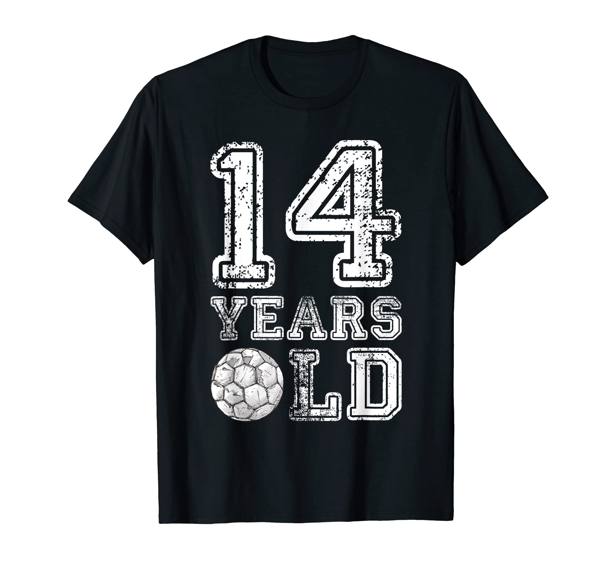 14 Years Old Soccer Sports Birthday T-Shirt - Graphic Print for Adults - T-Shirt, Sweatshirt, Hoodie