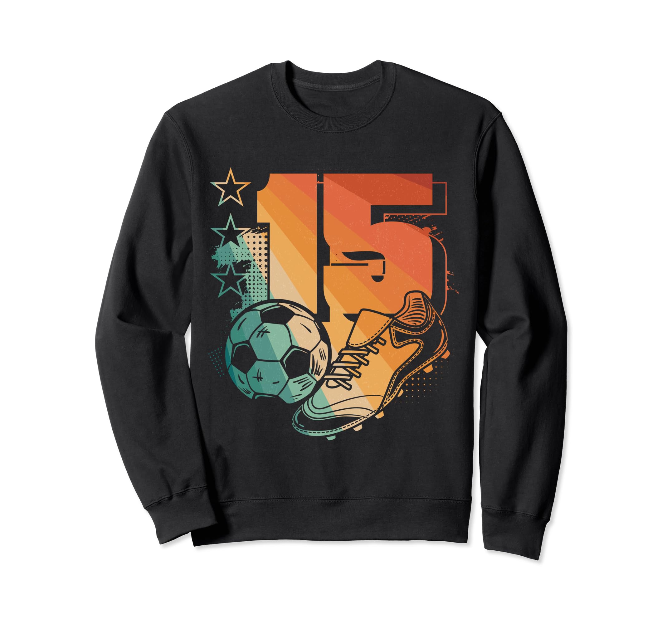 15Th Birthday Soccer Player Sweatshirt - Casual Everyday Wear for Adults - T-Shirt, Sweatshirt, Hoodie
