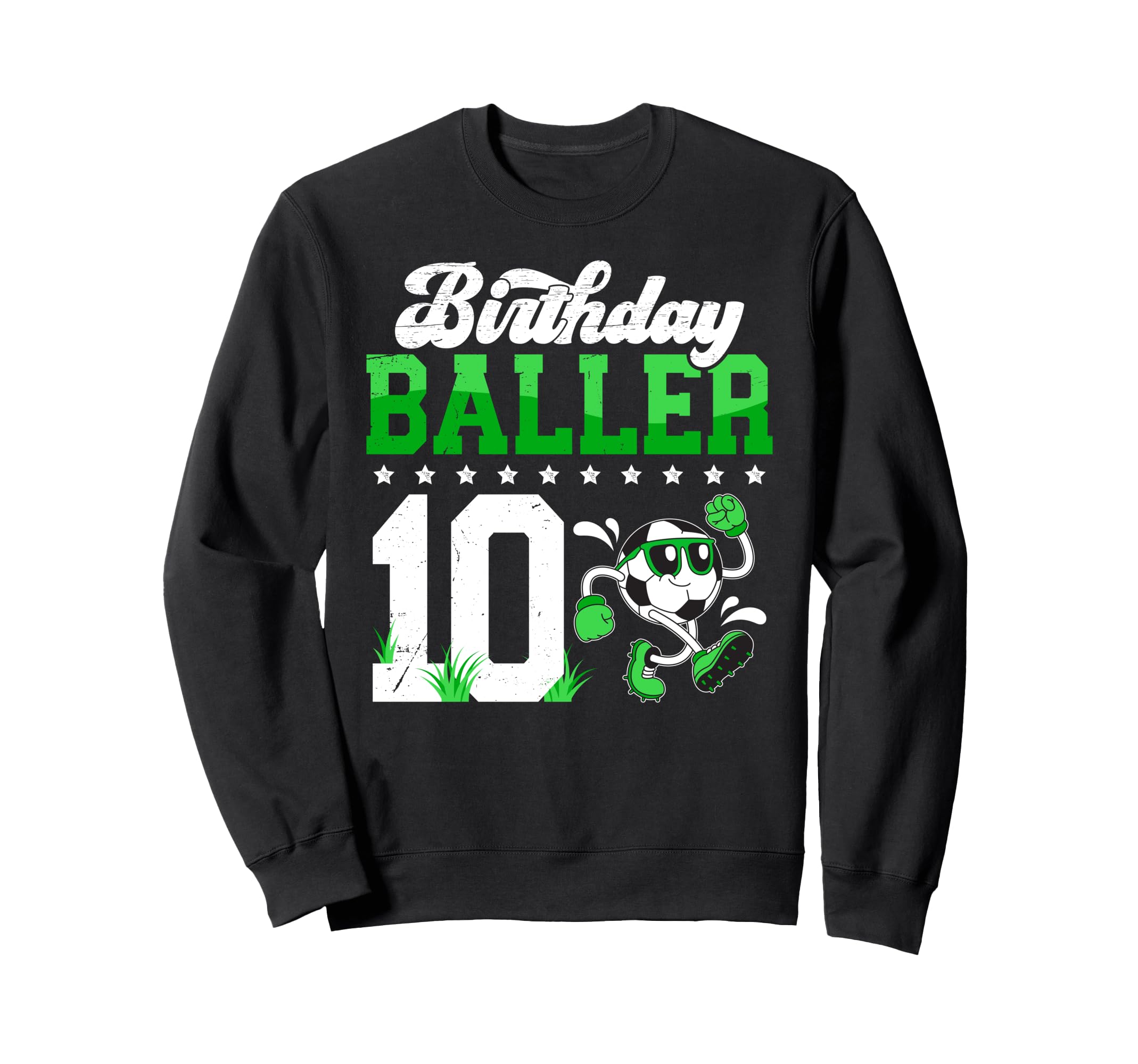 10Th Soccer Birthday Party Ten Sweatshirt - Minimalist Print Men Women - T-Shirt, Sweatshirt, Hoodie