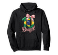 10 Brazil Birthday Number 10 Soccer Hoodie - Casual Everyday Wear Unisex - T-Shirt, Sweatshirt, Hoodie