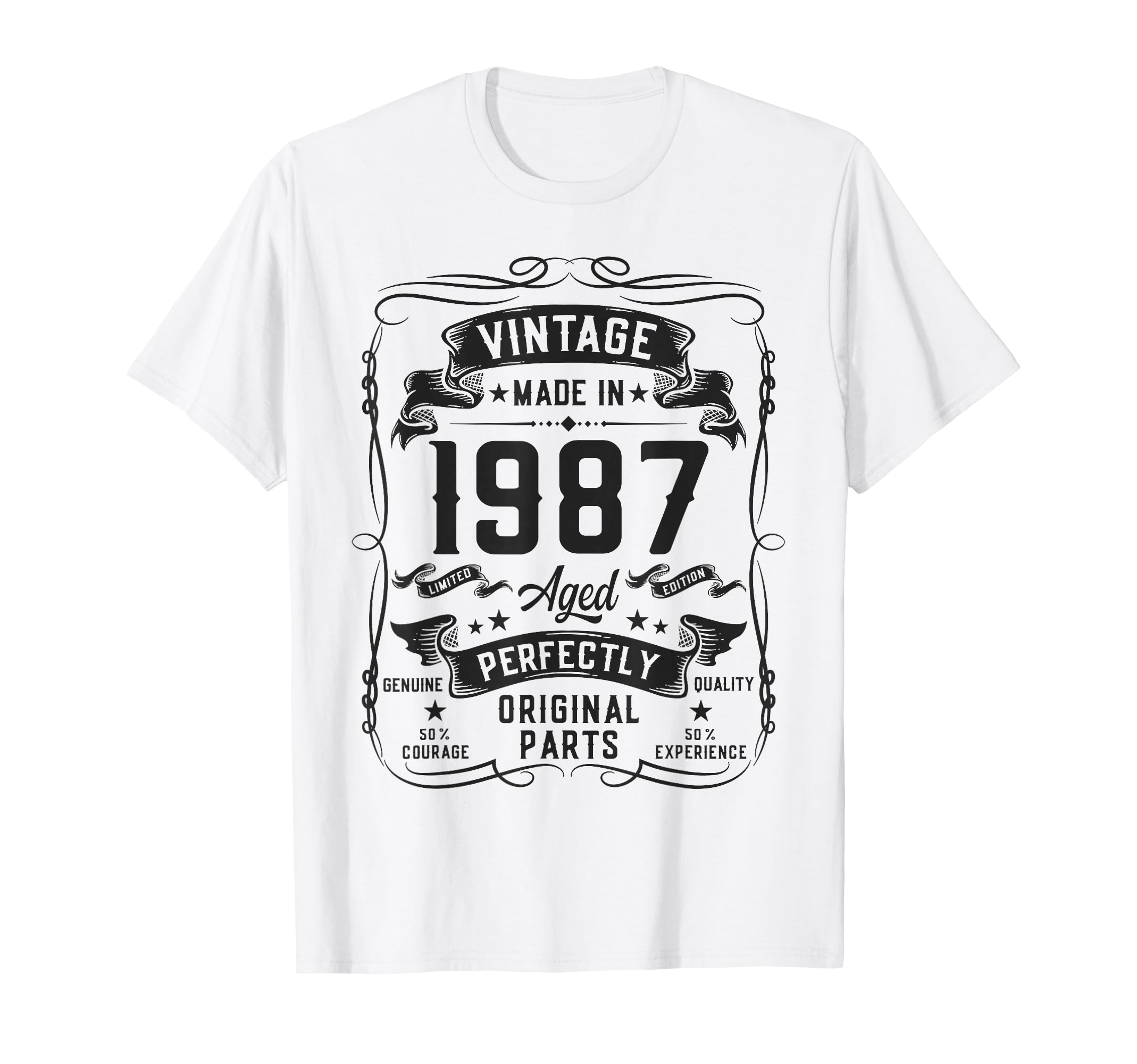 1987 39Yr 39Th Birthday Gifts 39 T-Shirt - Minimalist Print for Adults - T-Shirt, Sweatshirt, Hoodie