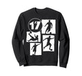17Th Birthday Soccer Player Football Sweatshirt - Aesthetic Graphic Unisex - T-Shirt, Sweatshirt, Hoodie