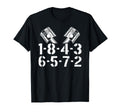 1 8 4 3 6 5 7 2 Firing Order V8 Big T-Shirt - Graphic Print Men Women - T-Shirt, Sweatshirt, Hoodie