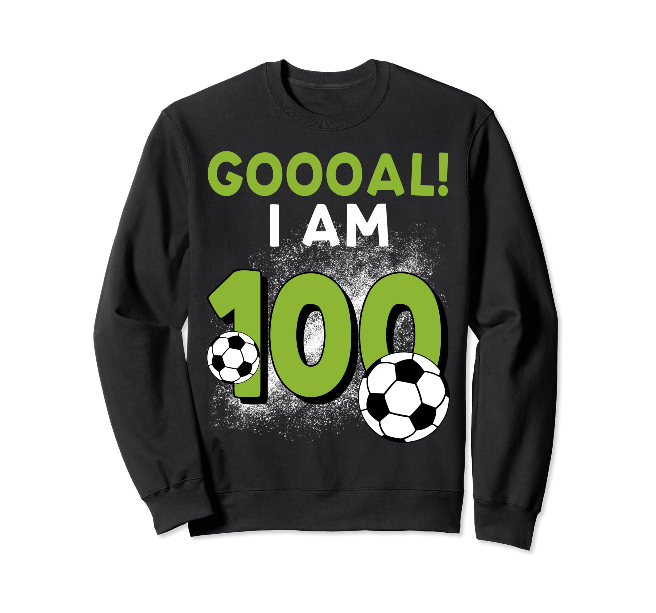 100Th Birthday Soccer Theme Sweatshirt - Casual Everyday Wear Unisex - T-Shirt, Sweatshirt, Hoodie