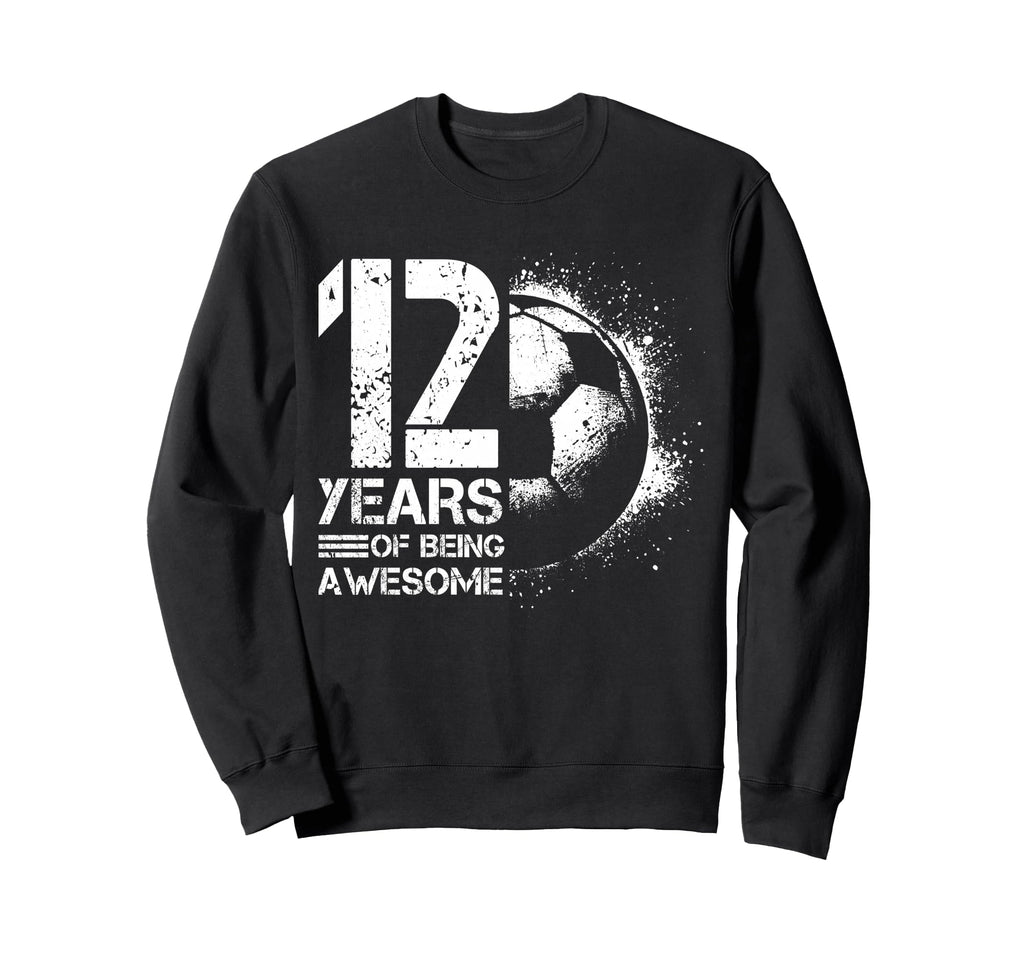 12Th Birthday Soccer Player Football Sweatshirt - Custom Art Print Unisex - T-Shirt, Sweatshirt, Hoodie