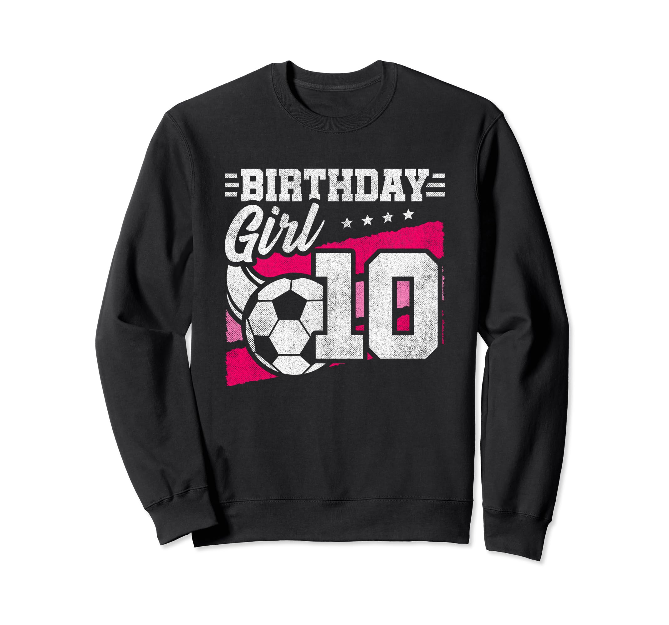 10 Year Old Birthday Soccer Party 10Th Sweatshirt - Unique Graphic Unisex - T-Shirt, Sweatshirt, Hoodie